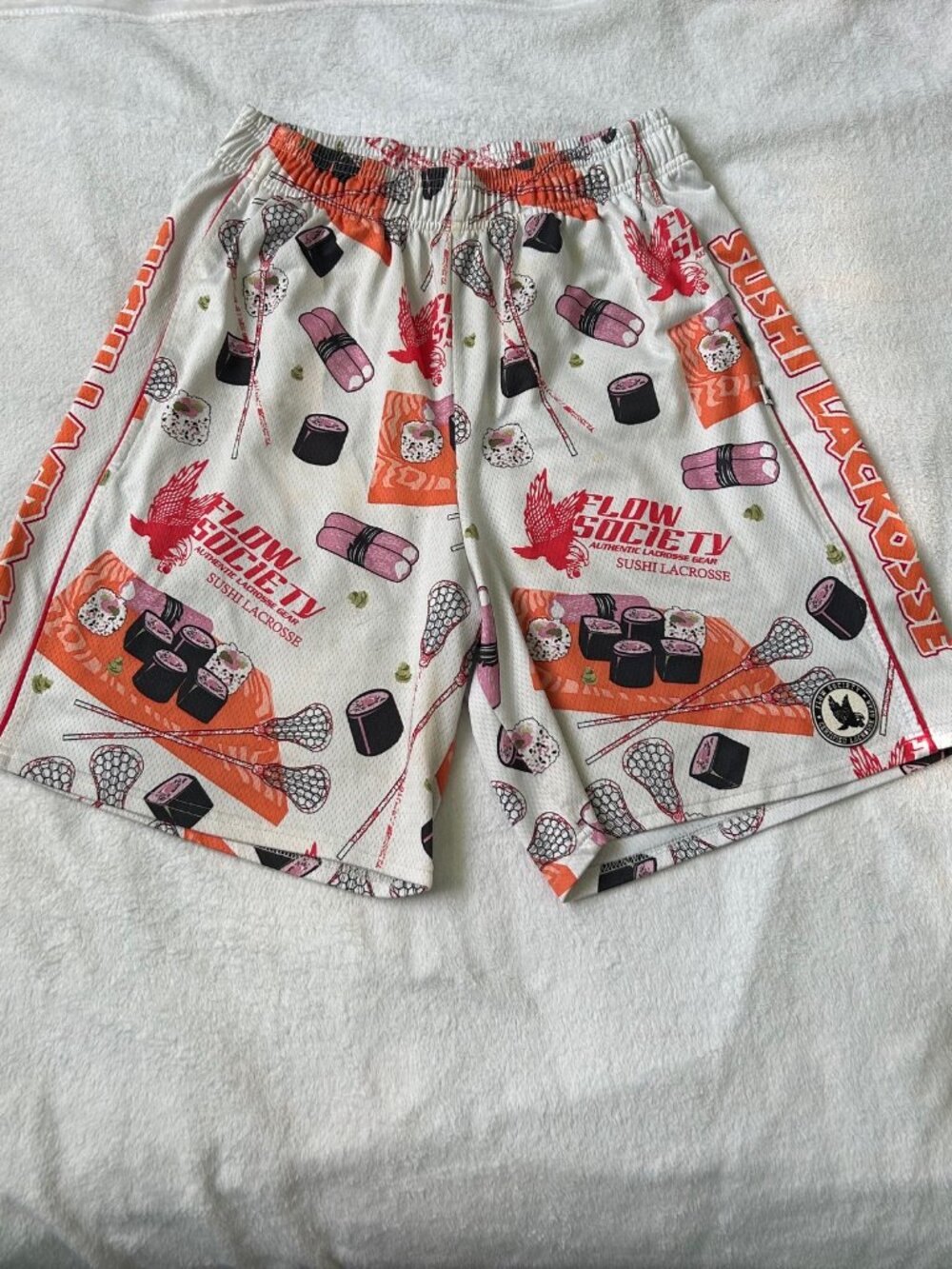 Flow Society Lacrosse Shorts - Sushi Lacrosse - Large